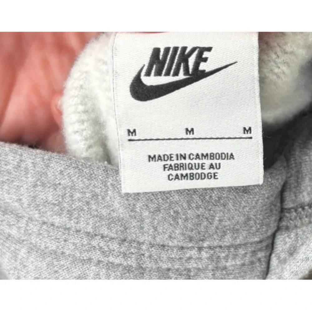 NIke Youth Boys Girls Grey Pullover Hoodie Sweatshirt‎ Long Sleeve Medium